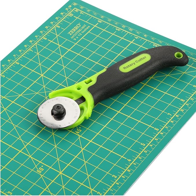 ZERRO Cutting Mat 12" x 9" Self Healing Rotary Cutting Mat A4 | Double-Sided - Image 6