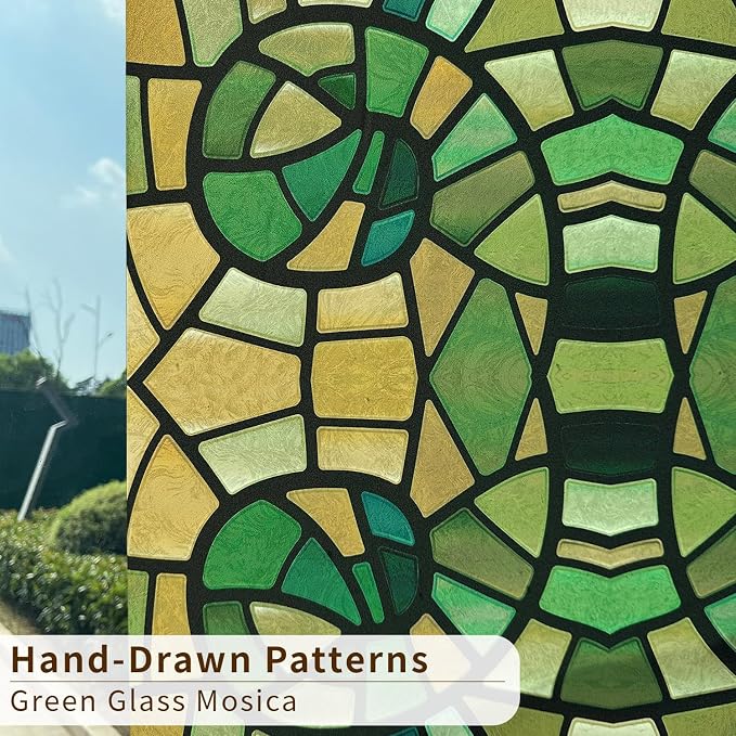 Funlife Privacy Stained Glass Window Film - Image 2
