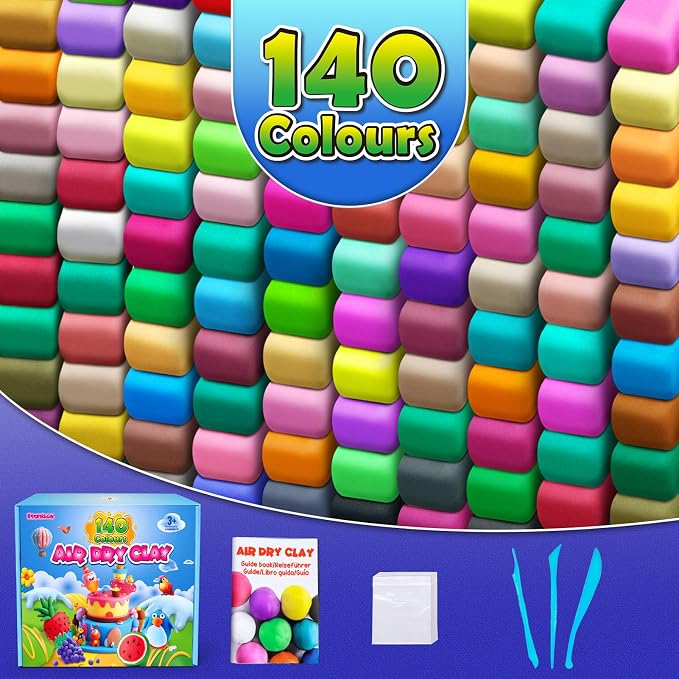 ESSENSON Air Dry Clay, 140 Colors, Modeling Clay - Image 2