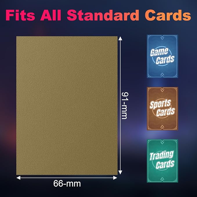 200 Pack Card Sleeves, Matte Dual Trading Card Sleeves - Image 6