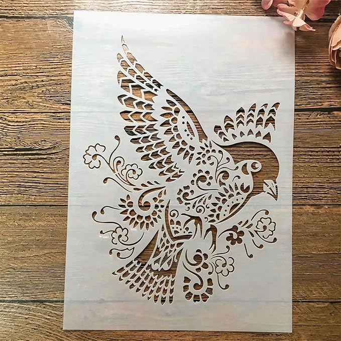TIAMECH A4 Reusable Sparrow Stencil by TIAMECH