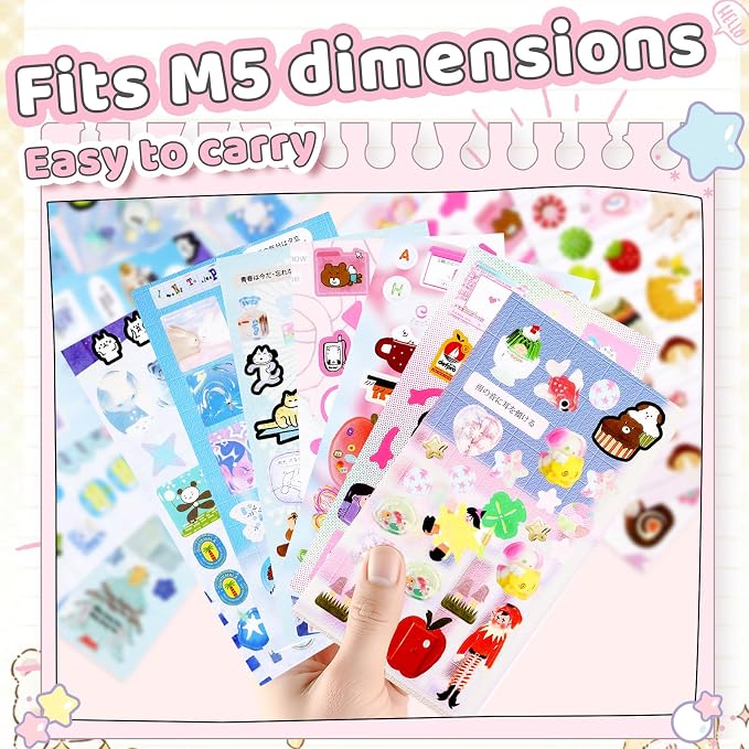 Tmtains 40 Sheets Kawaii Japanese Sticker Book - Image 7