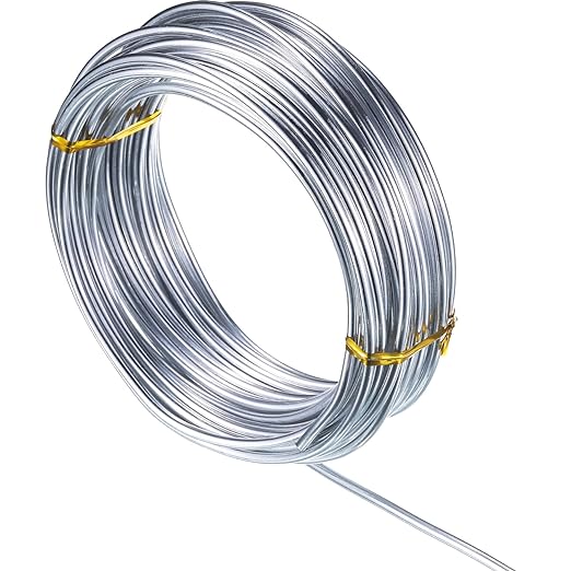 TecUnite Aluminum Craft Wire for Sculpting Armature Bendable Craft Wire for DIY by TecUnite