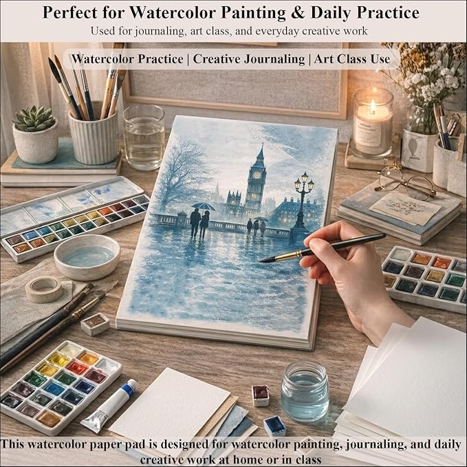 Ogfu Watercolor Paper Pad, Art Paper - Image 7
