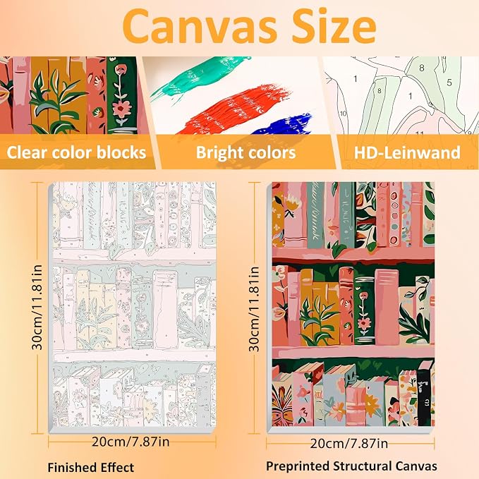 Mandun 3 Pack Paint by Numbers Kit - Image 2