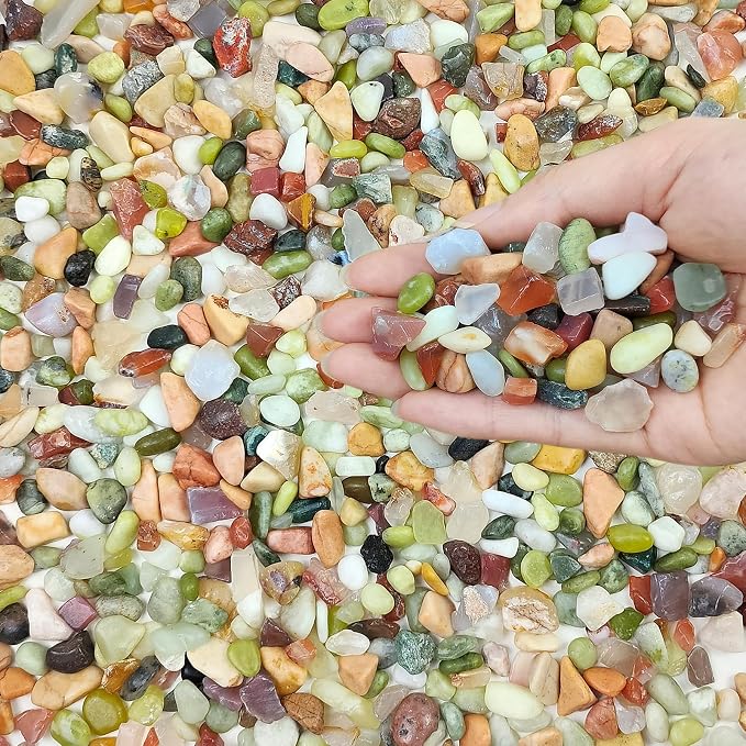 FANTIAN 5lbs Small Succulent Rocks, 3/8 Inch Colorful Pebbles - Image 8