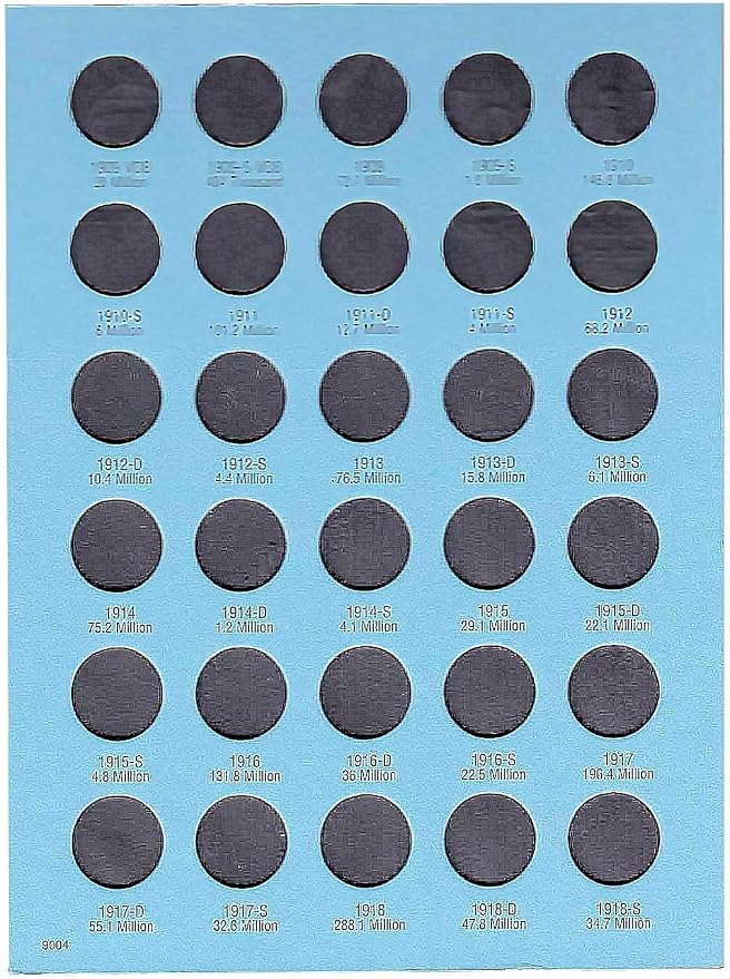 Whitman US Lincoln Cent Coin Folder Four Volume Set 1909 - Image 2