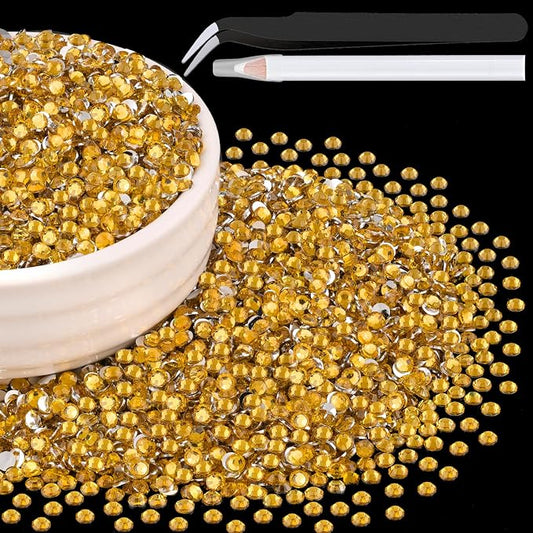 8000PCS 3mm Resin Rhinestones Bulk by BELLEBOOST