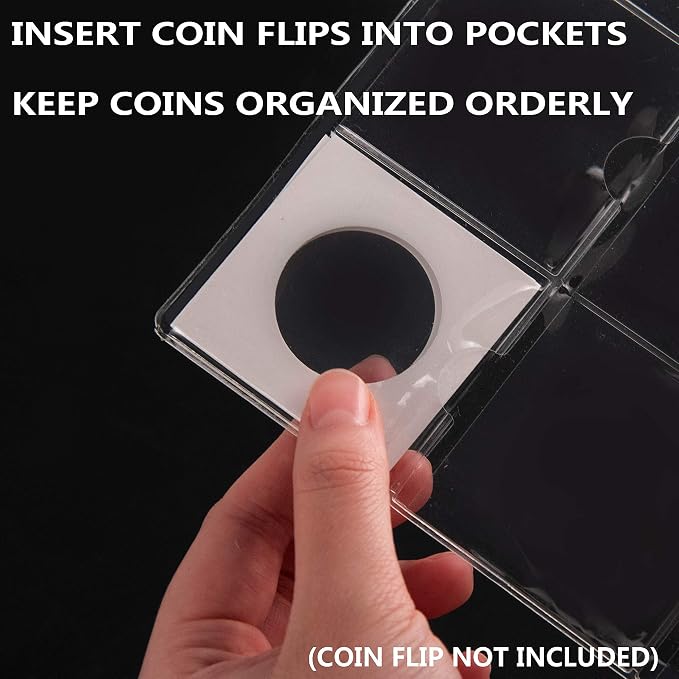 Uncle Paul Coin Binder Sheets for 2" x 2" Cardboard Holders - Image 4