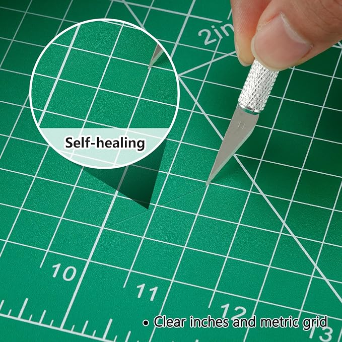 WORKLION Self Healing Cutting Mat: 24 x 36 inch Large Double Sided 5-Layer - Image 4