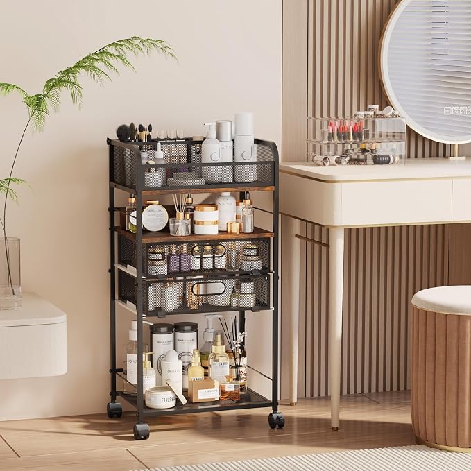 Homsorout Art cart, 5 Tier Rolling Cart - Image 7