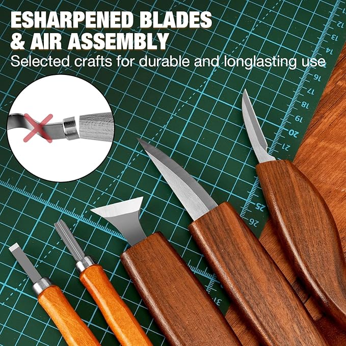 Wood Carving Kit, Wood Whittling Knife Kit - Image 5
