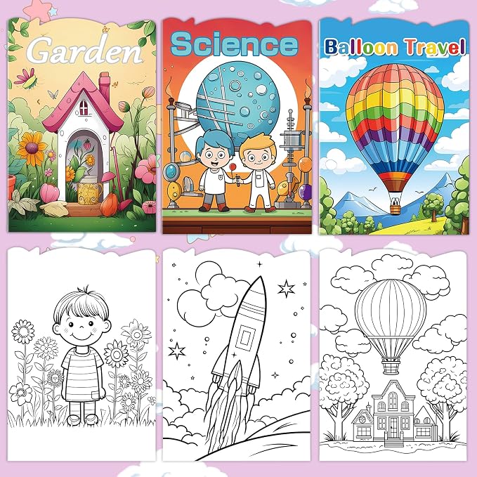 30Pcs Bulk Coloring Books for Kids Ages 3-4 4-8 8-12 Large Print Coloring Books - Image 4