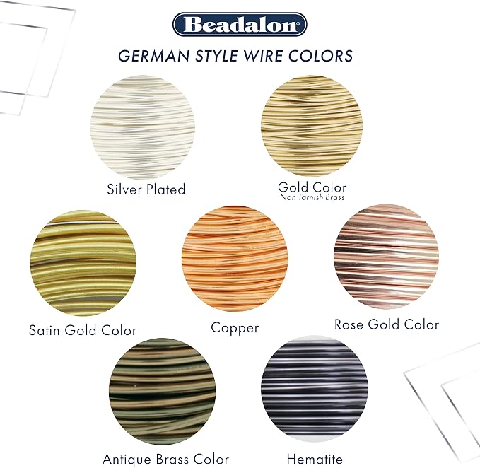 Beadalon German Style Wrapping Wire, 18 Gauge, 49 ft - Image 3