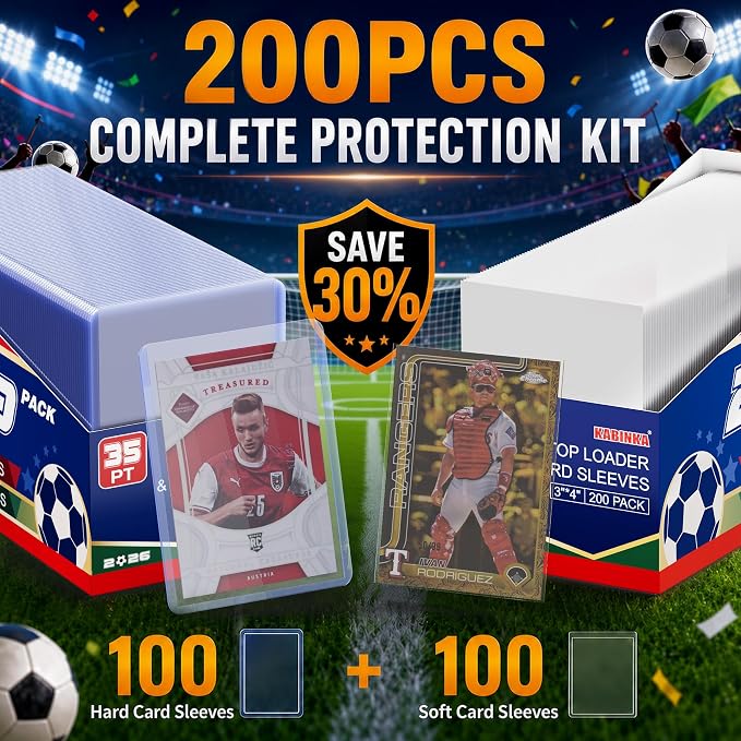 Kabinka 200 Card Sleeves Top Loaders - Image 2