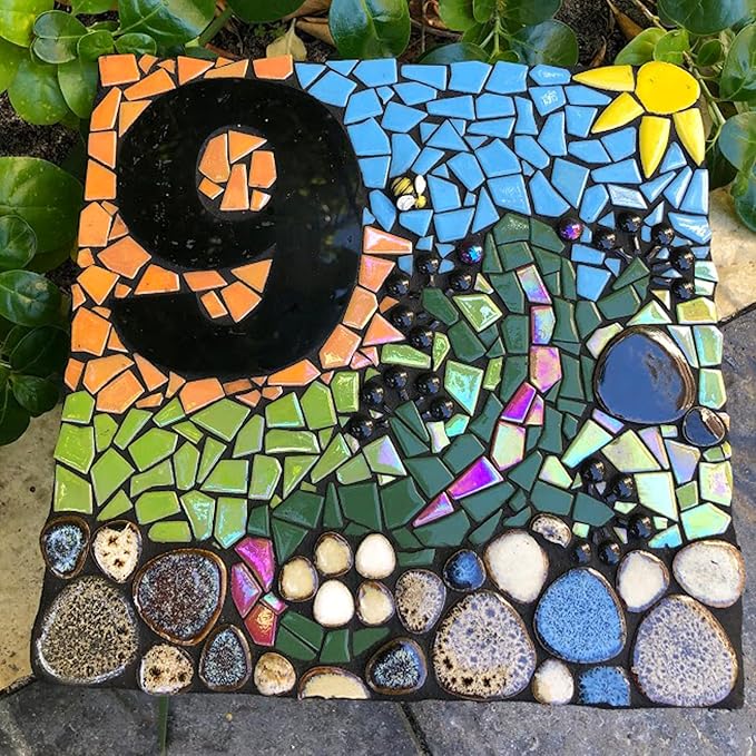 Youway Style Teal Glass Mosaic Tiles - Image 2