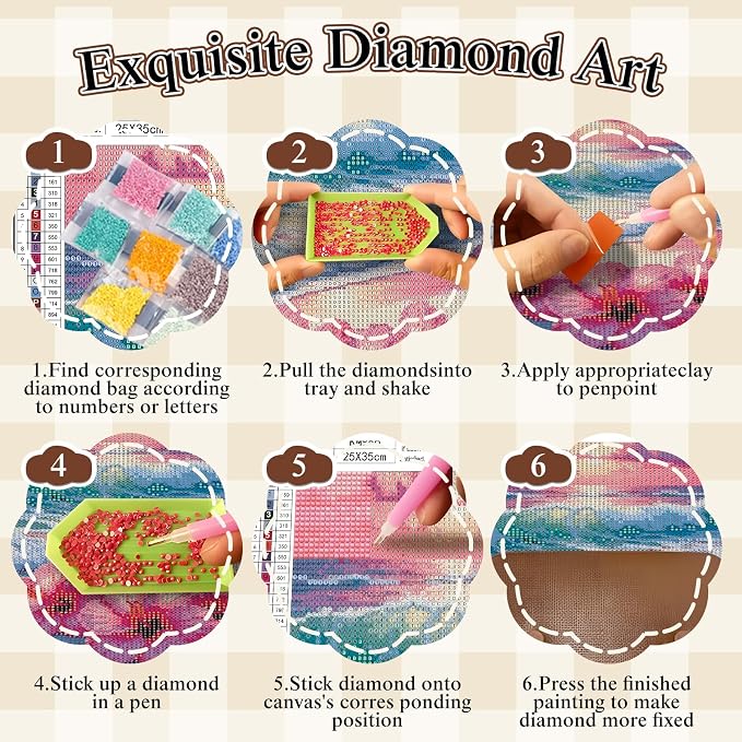 BYGFHLYW 5D Full Round Drill Diamond Painting Kits - Image 6