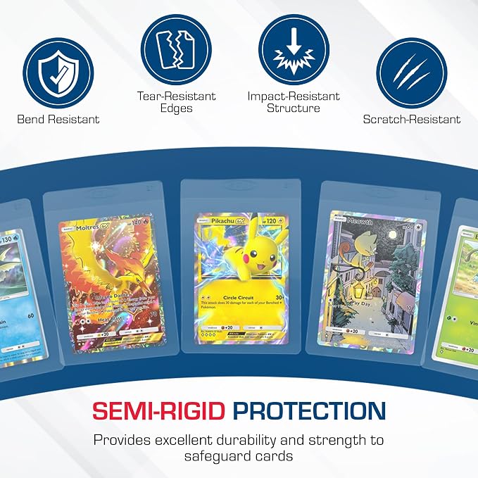 BCW Semi Rigid Card Holder #1 | 2000 Pack | Semi Rigid Card Sleeves - Image 4