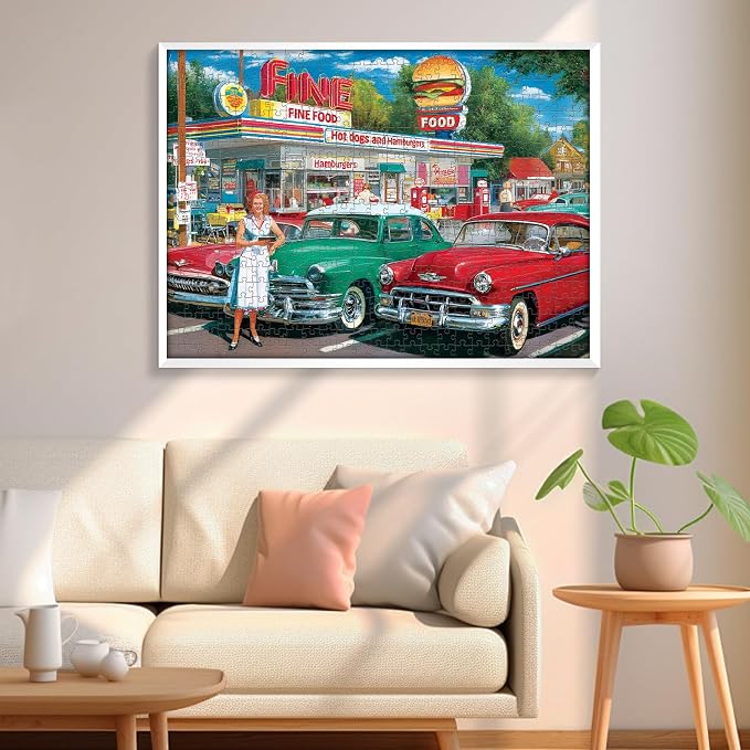 500 Pieces Jigsaw Puzzles, Retro Style 500 piece Puzzles - Image 7