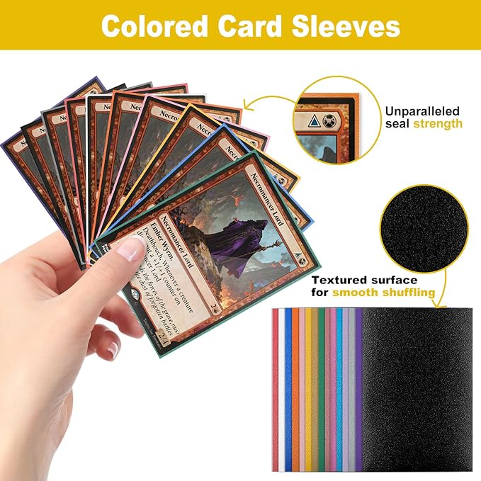 Premium Matte Card Sleeves, 150 Sleeves 2.6''x3.6'' Compatible - Image 6