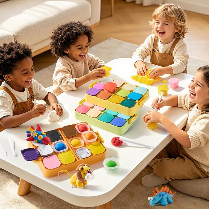 Jar Melo Air Dry Clay for Kids 36 Colors Modeling Clay Kit - Image 6