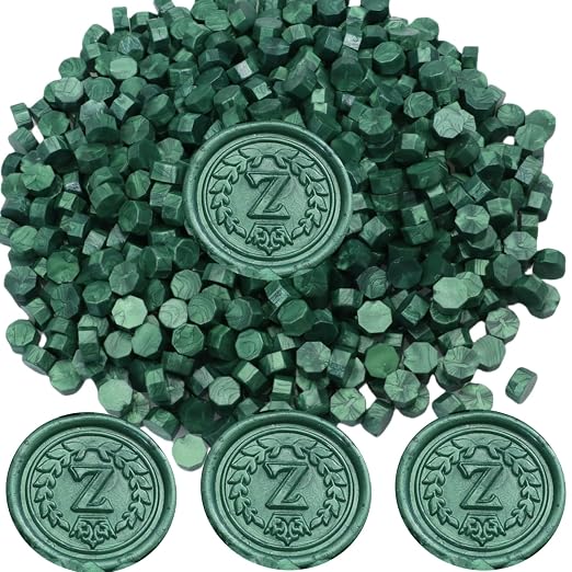 300Pcs Pine Green Sealing Wax Beads, Vintage Wax Seal Beads - Image 7