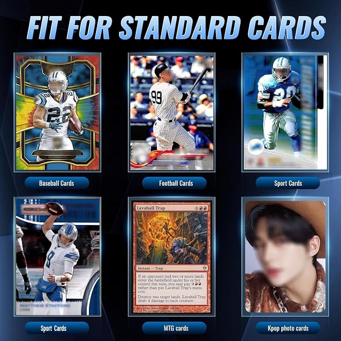 5000ct Clear Card Sleeves for Trading Cards, Baseball Sports Soft Sleeves - Image 5