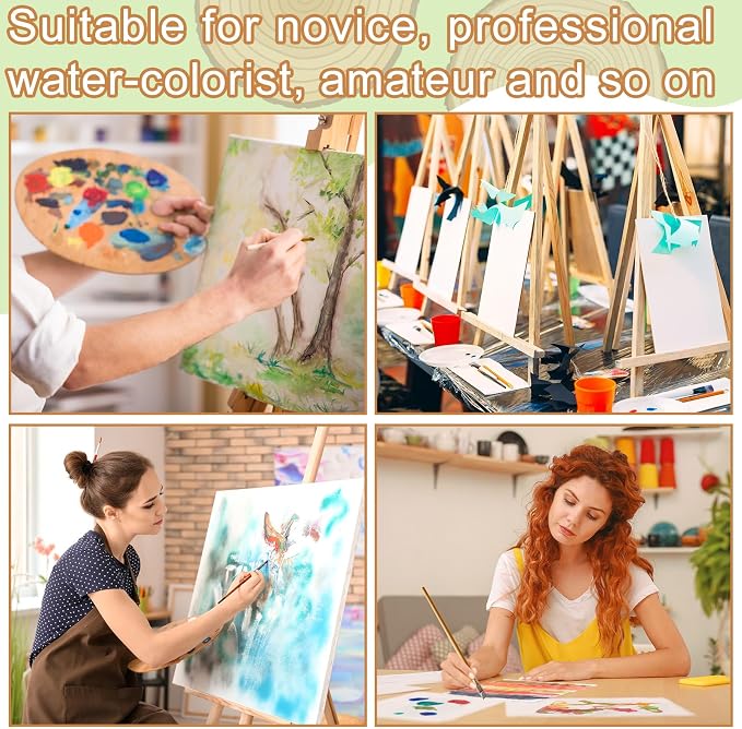 TaoBary 300 Pcs Watercolor Paper Sheet Bulk 6 x 9 Inch White Cold Press Paper - Image 6