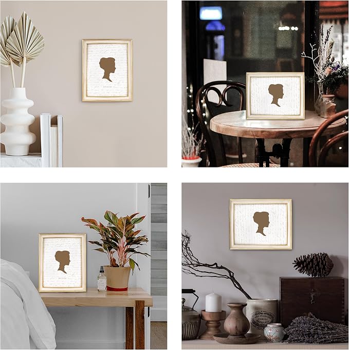 AELS 8x10 Inch Vintage Picture Frame, Elegant Antique Photo Frames - Image 4