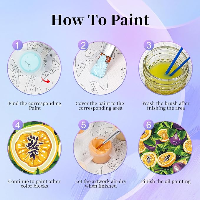 Okarina 6 Pack Paint by Numbers Kit - Image 6
