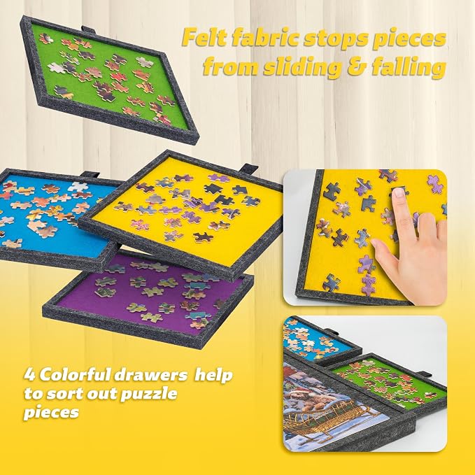 Tektalk Jigsaw Puzzle Table - Image 4