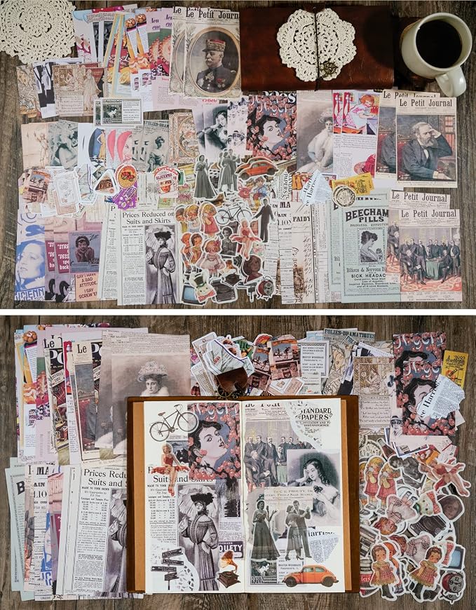 Knaid Vintage Scrapbook Supplies Pack - Image 7