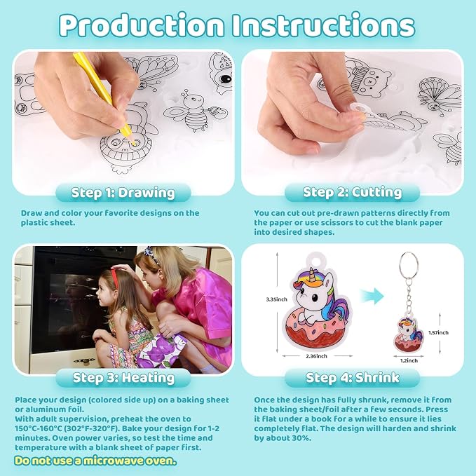 Funtopia Shrinking Art Sheets Kits - Image 5