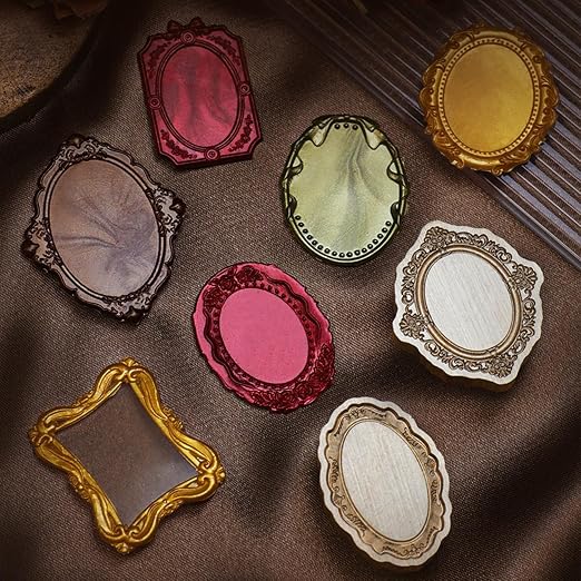 Frame Wax Seal Stamp Kit, 3D Embossed Relief Carving Wax Seal Stamp Head and - Image 7