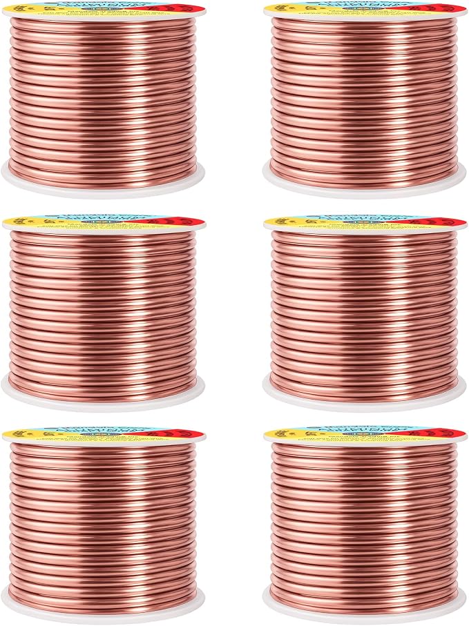 Mandala Crafts 10 Gauge Rose Gold Tone Combo Anodized Aluminum Craft Wire | 120 - Image 2