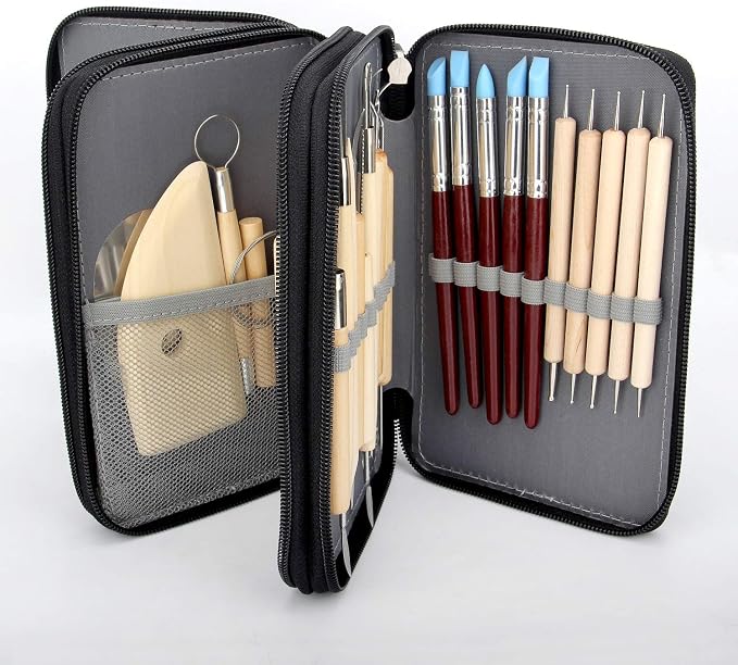 Blisstime 42pcs Pottery Tools, Clay Sculpting Tool Kit Air Dry Clay Tools - Image 2