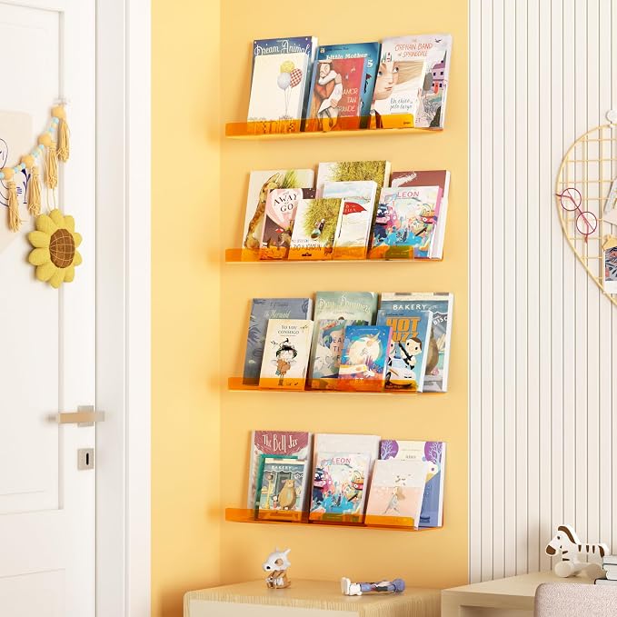 upsimples 4 Pcs 15" Acrylic Shelves - Image 4