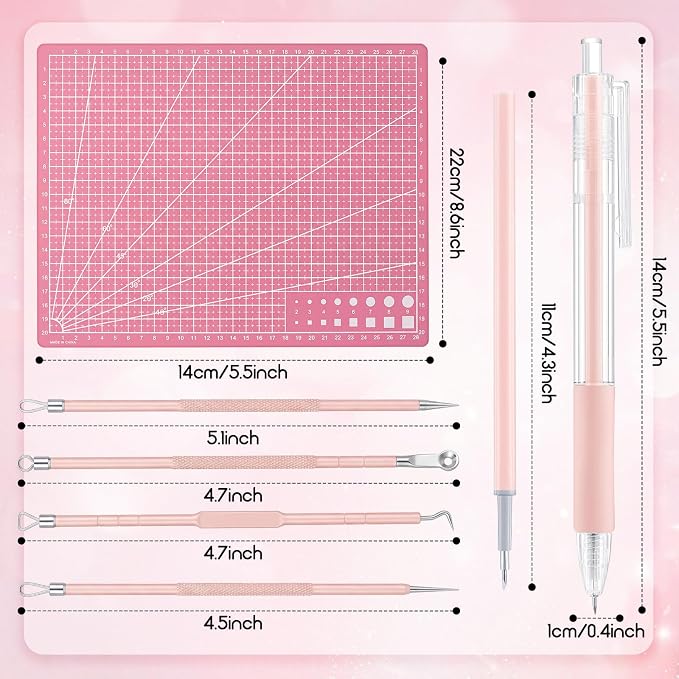 24 Pcs Craft Knife Pen Set, 6 Craft Knives - Image 2