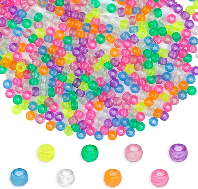 NikkiGuo 1000pcs Pony Beads, Kandi Beads - Image 4