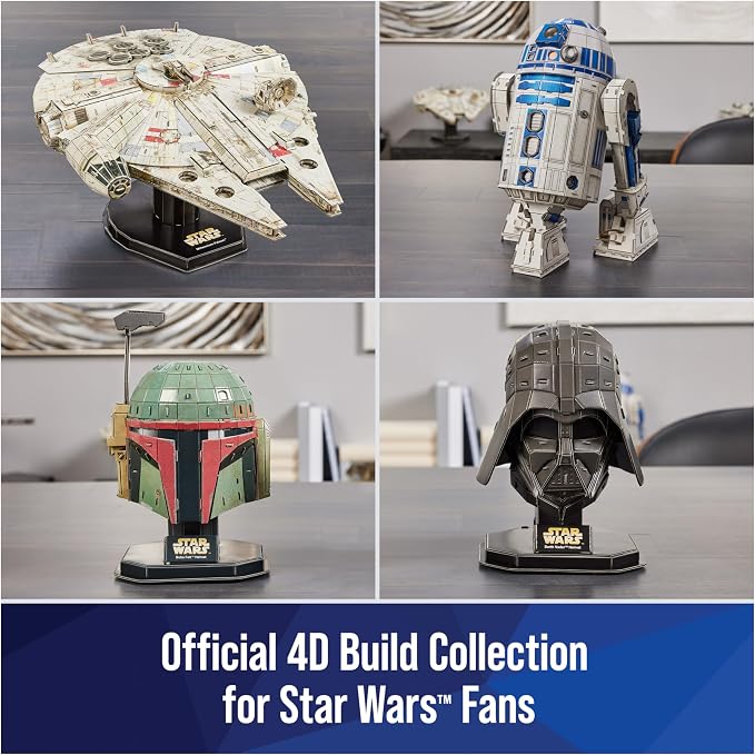 4D Build, Star Wars T-65 X-Wing Starfighter 3D Model Kit, Star Wars Collectible - Image 6