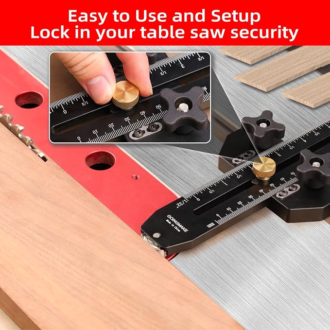 GOINGMAKE Thin Rip Jig Table Saw Jig Guide - Image 7