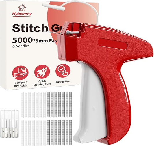 Stitch Gun for Clothes, Portable Handheld Tagging Gun for Clothing, Stitch by Hybemmy