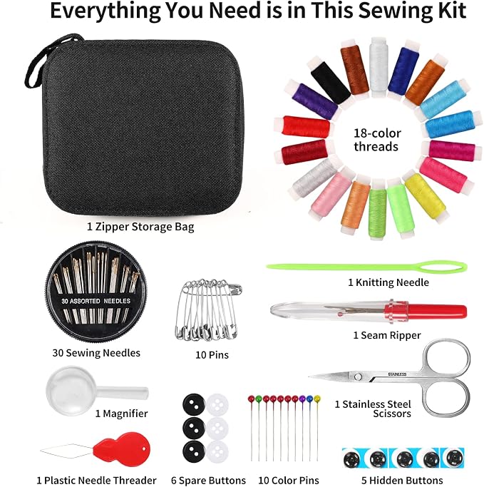 Sewing Kit Basic, Marcoon Needle and Thread Kit - Image 2