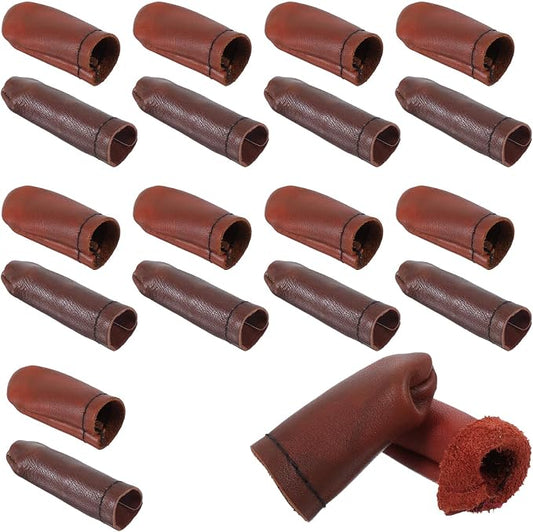 Elegaperma 10 Pairs Felting Finger Guards, Leather Finger Guards, Needle by Unknown