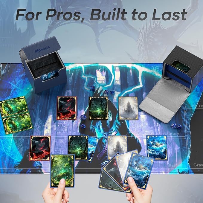 Mlikero Card Deck Box, Commander Deck Box Holds 100+ Double-Sleeved Cards - Image 6