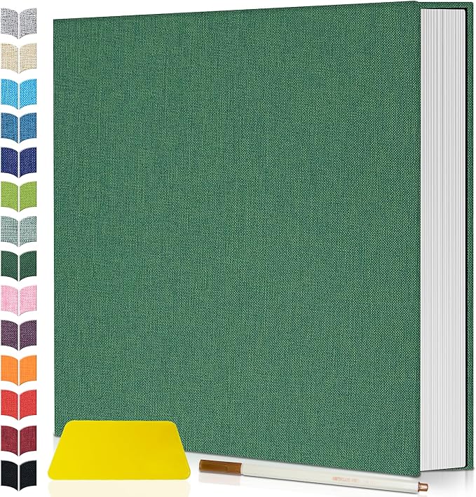 Artfeel Photo Album Self Adhesive Scrapbook, 120 Pages Large Photo Book by Artfeel