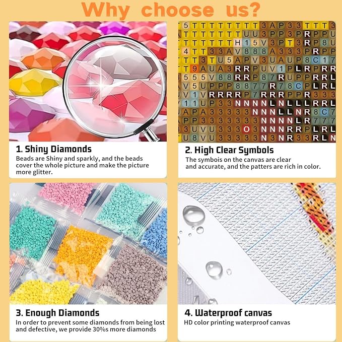 WUDWL Sun and Moon Diamond Art Kits - Image 9