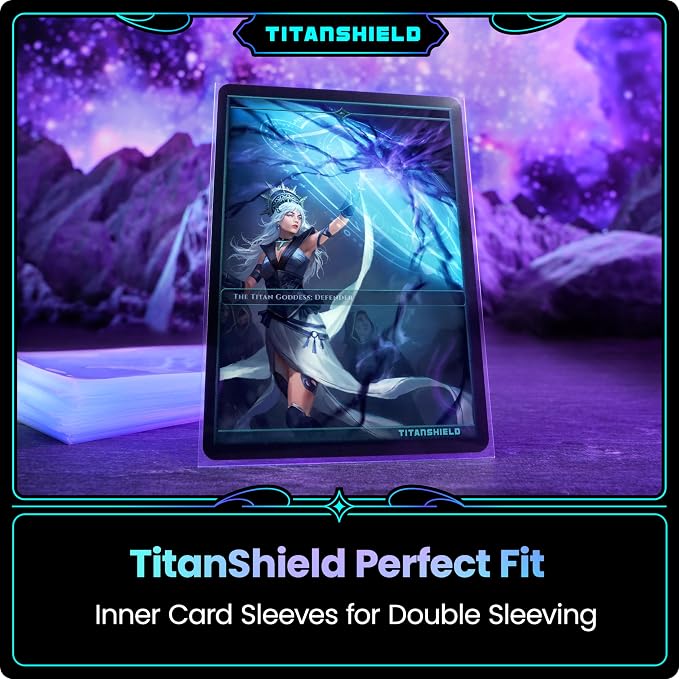 TitanShield | Clear & Transparent Inner Sleeves | 1000 ct| Perfect Fits Card - Image 3