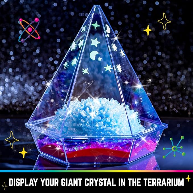 Original Stationery Starry Night Giant Crystal Growing Terrarium Kit - Image 3