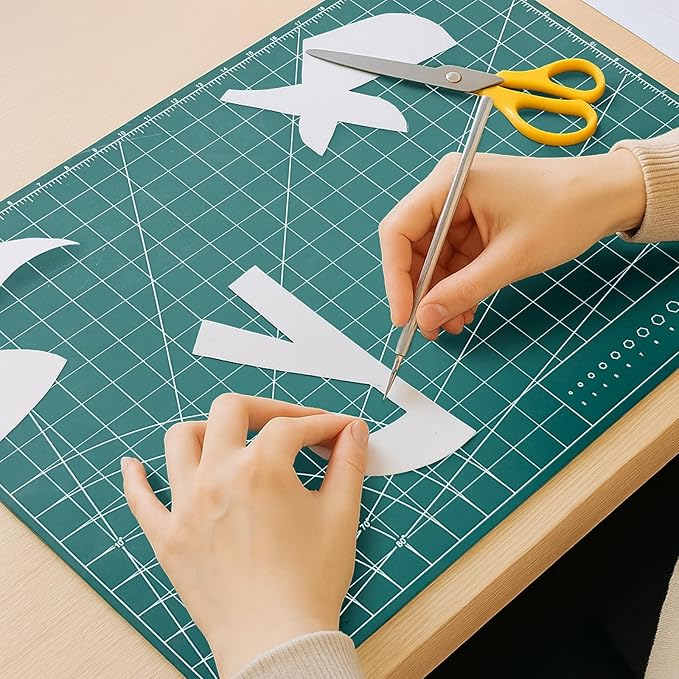 23" x 17" Self Healing PVC Cutting Mat, A2-Black or Gray | Large, Double Sided - Image 6